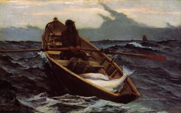  Marinemaler Malerei - die Nebel Warnung Realismus Marinemaler Winslow Homer